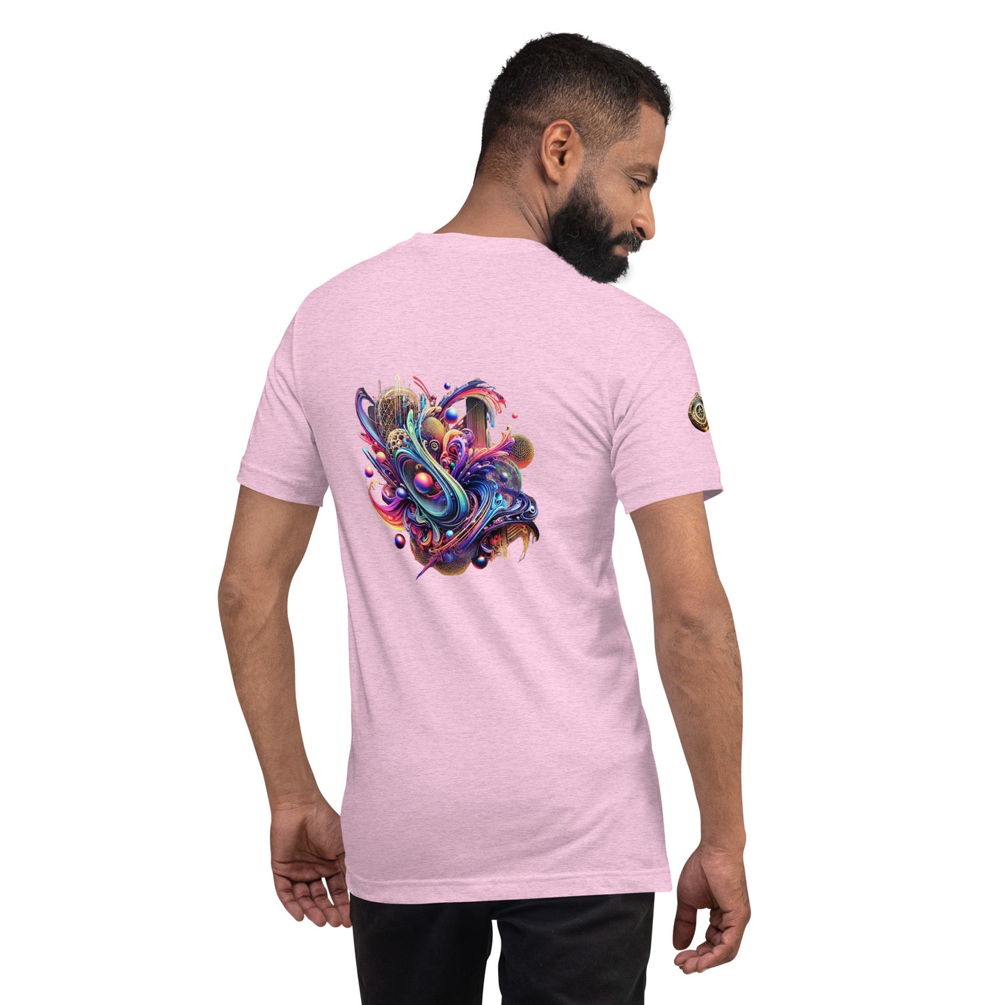 "Abstract Harmony - Flowing Geometric Art Limited Edition T-Shirt"