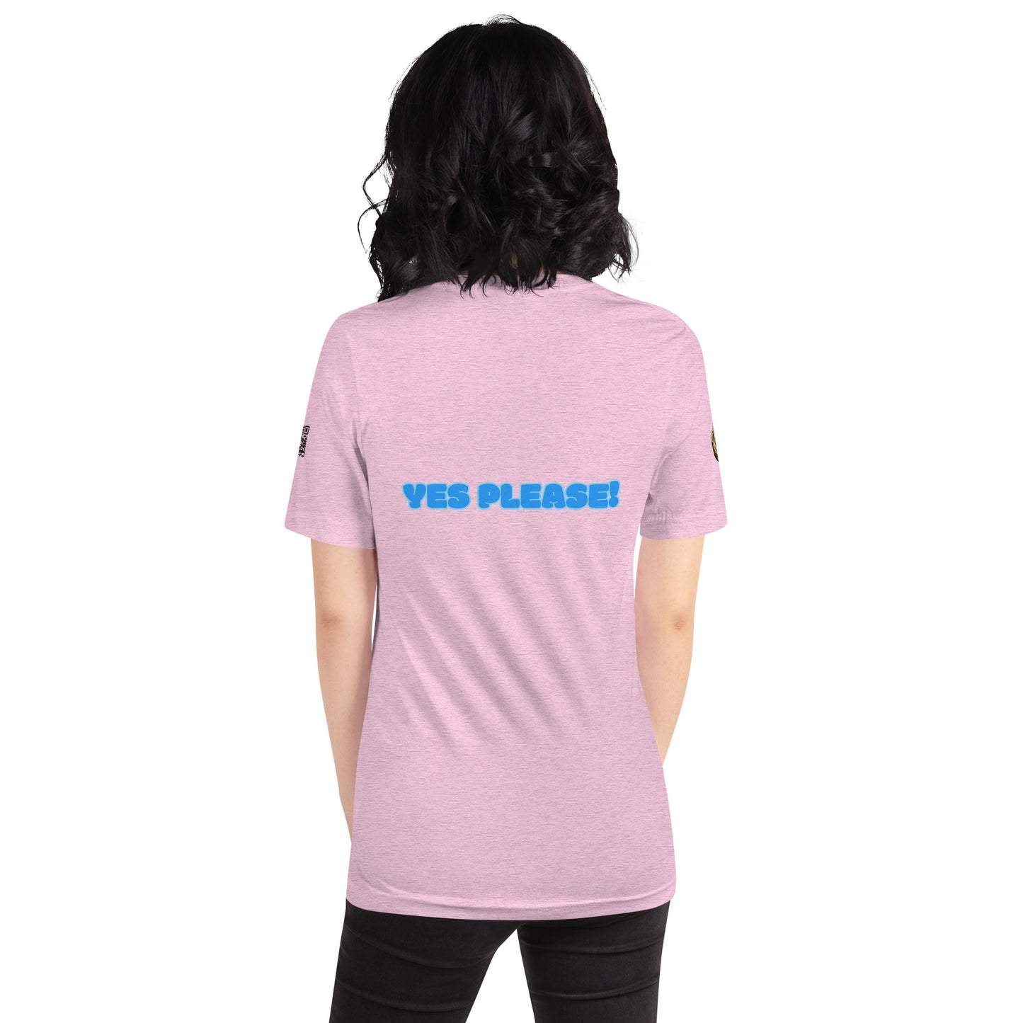 "Yes Please! - Bold Bubble Text T-Shirt"