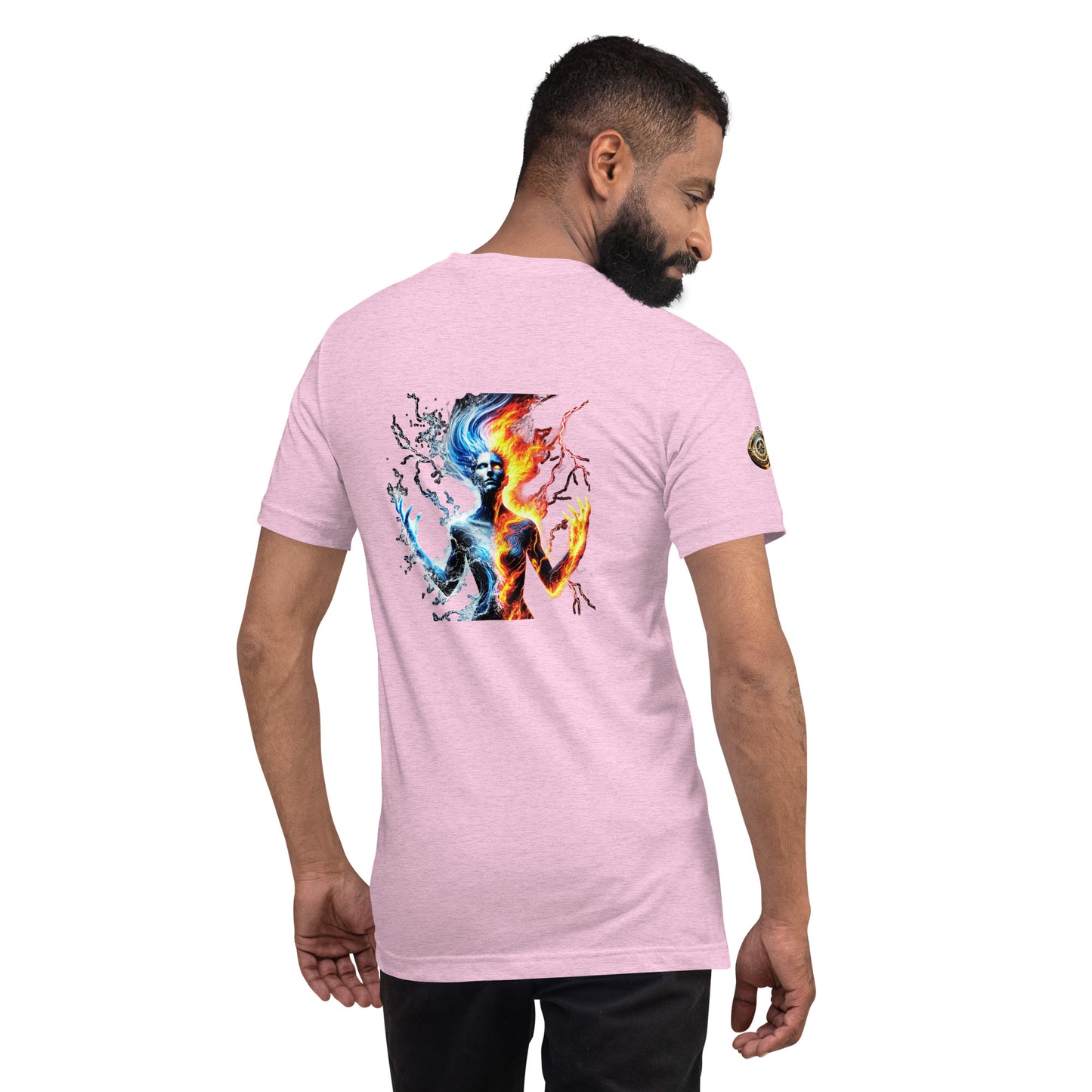 "Fury of the Elements - Fire & Water Power T-Shirt"