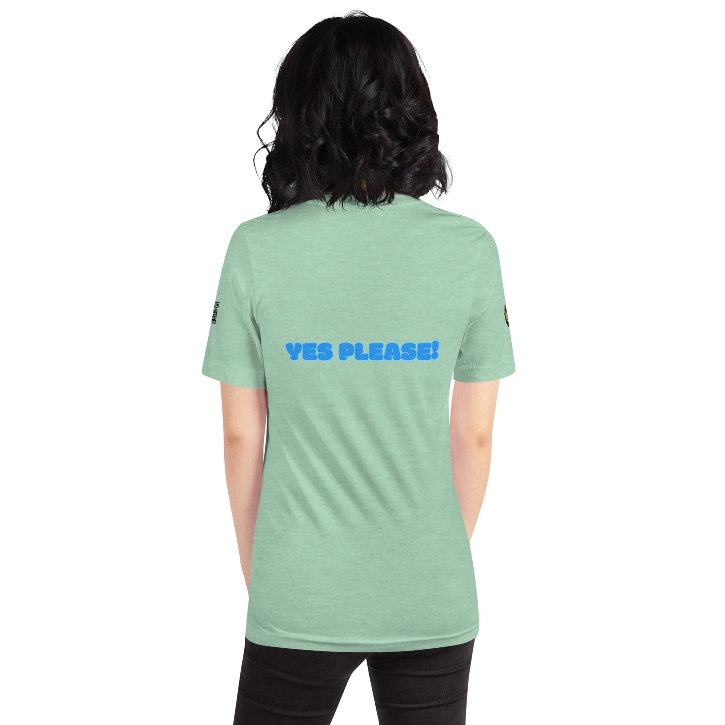 "Yes Please! - Bold Bubble Text T-Shirt"