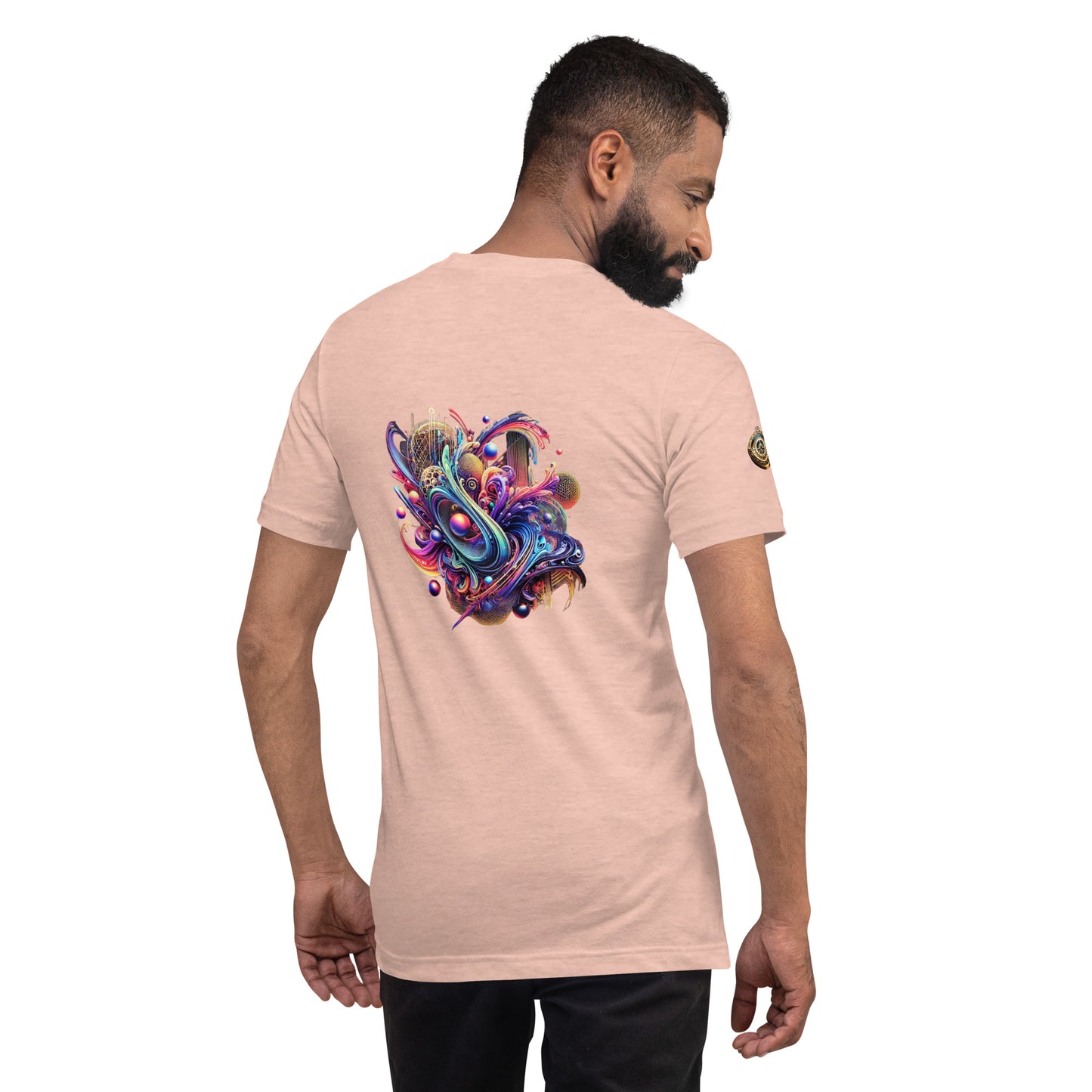 "Abstract Harmony - Flowing Geometric Art Limited Edition T-Shirt"