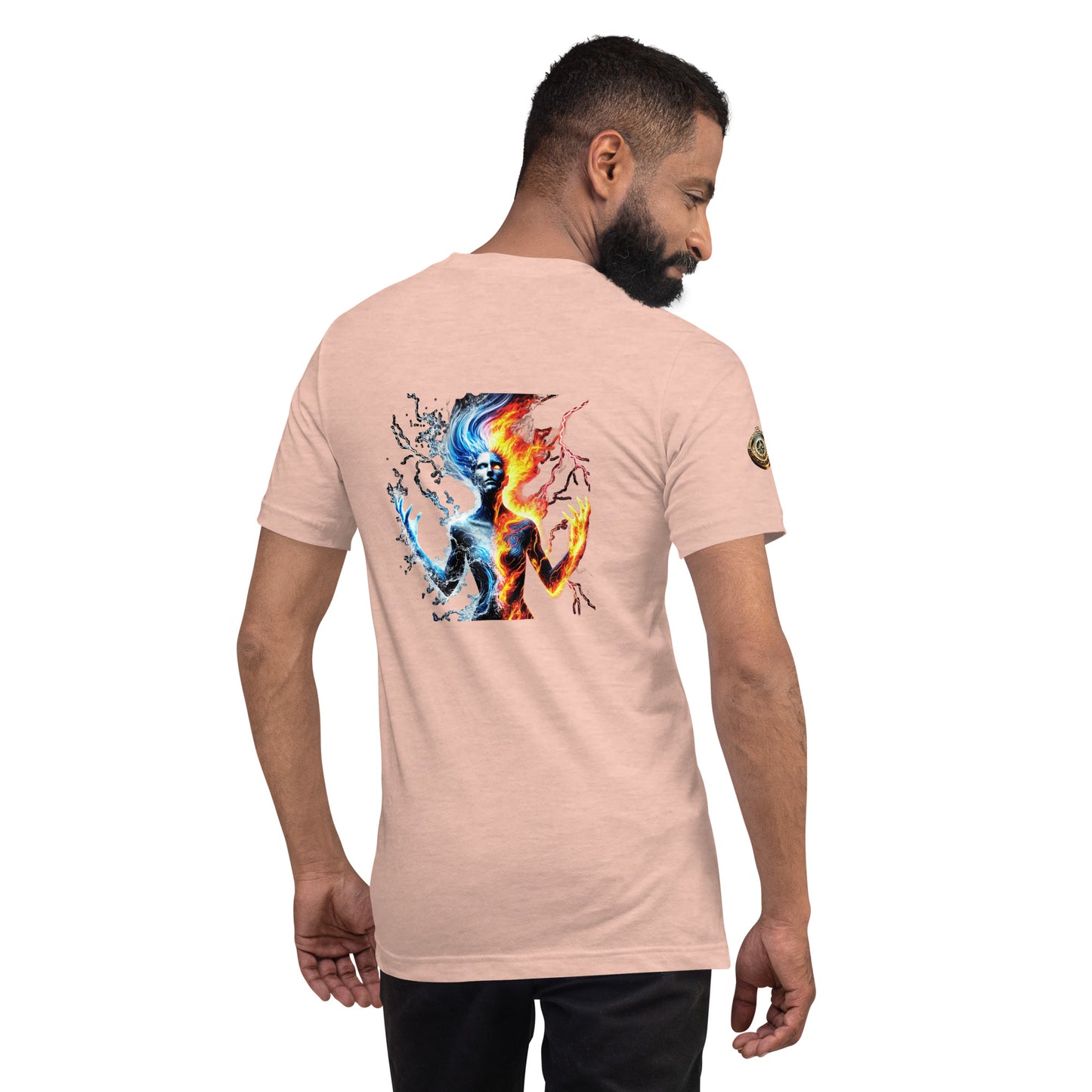 "Fury of the Elements - Fire & Water Power T-Shirt"