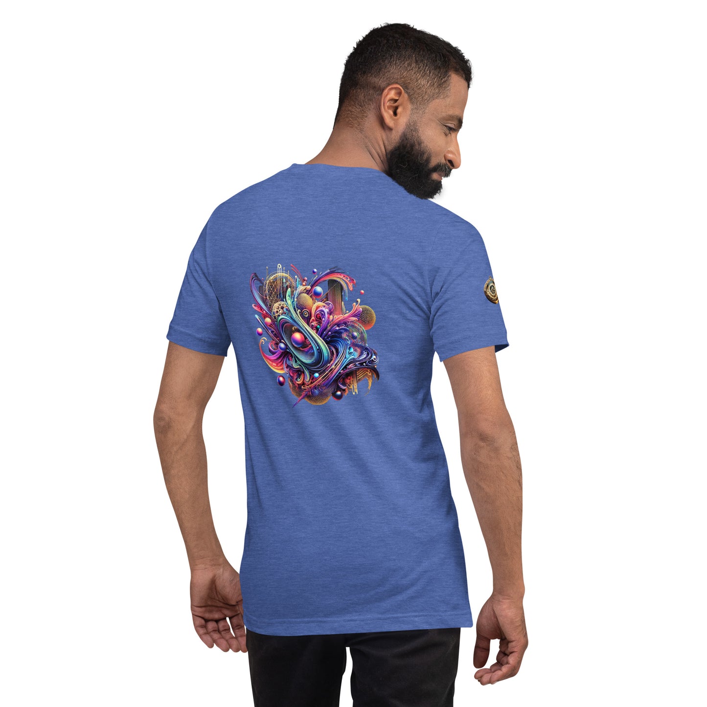 "Abstract Harmony - Flowing Geometric Art Limited Edition T-Shirt"