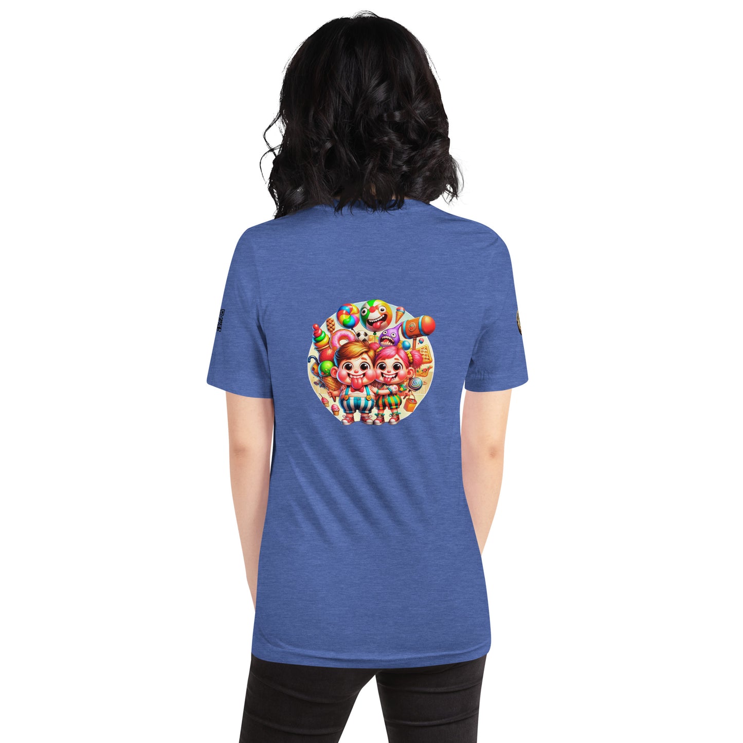 "Candy Chaos - Fun Cartoon Duo Limited Edition T-Shirt"