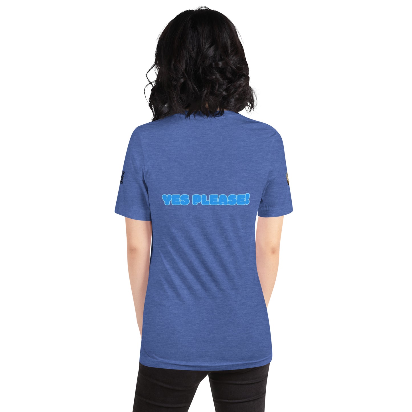 "Yes Please! - Bold Bubble Text T-Shirt"