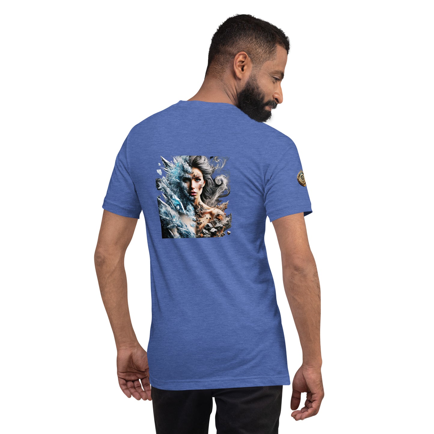 "Ice & Stone Warrior – Elemental Power T-Shirt"