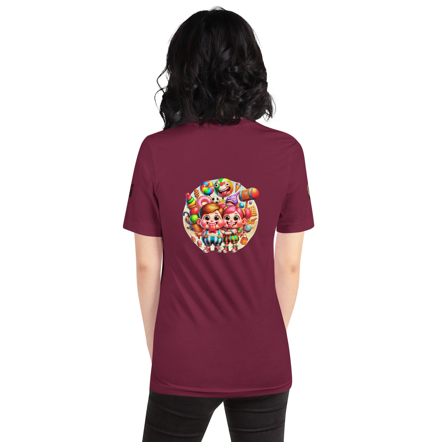 "Candy Chaos - Fun Cartoon Duo Limited Edition T-Shirt"