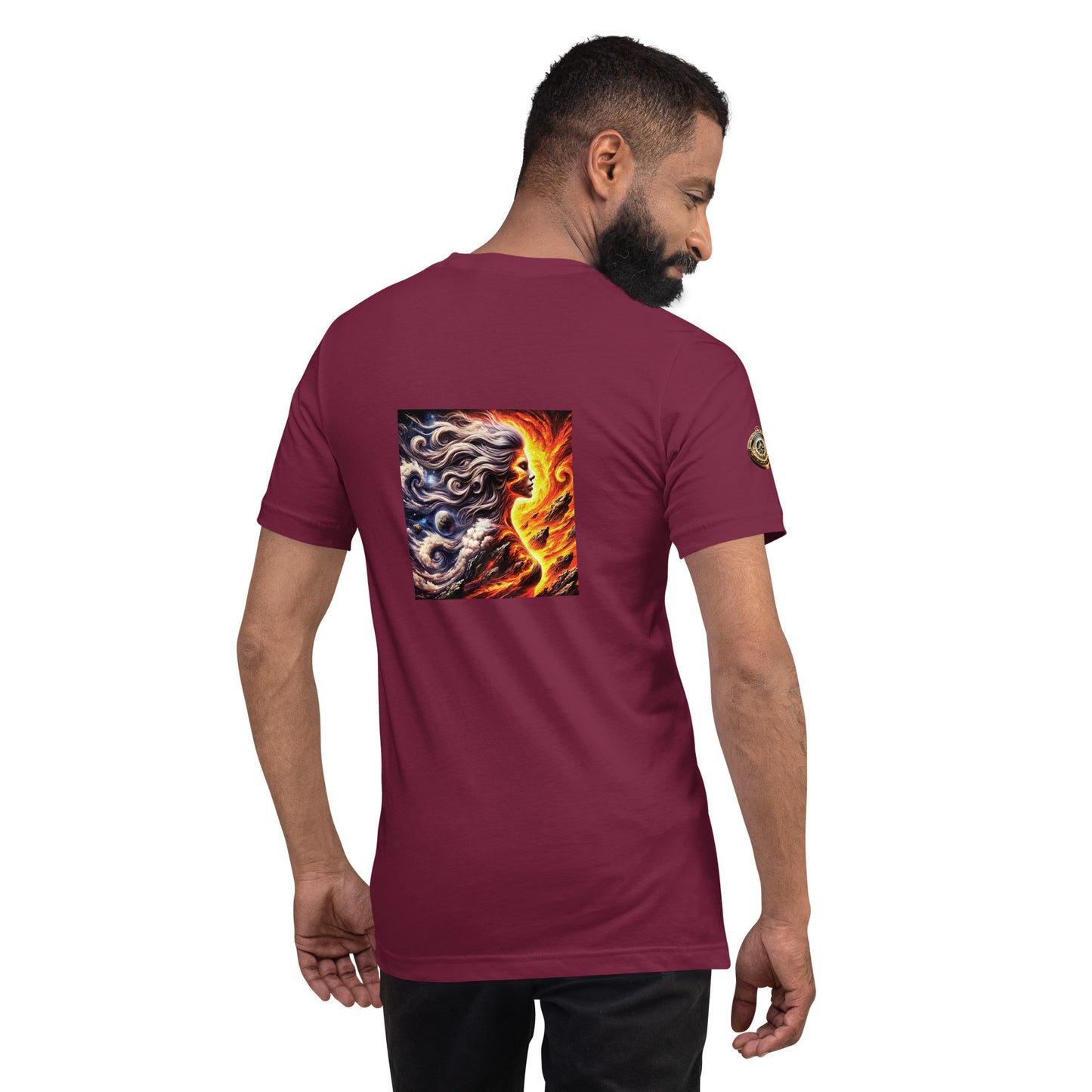 "Cosmic Firestorm - Elemental Goddess T-Shirt"