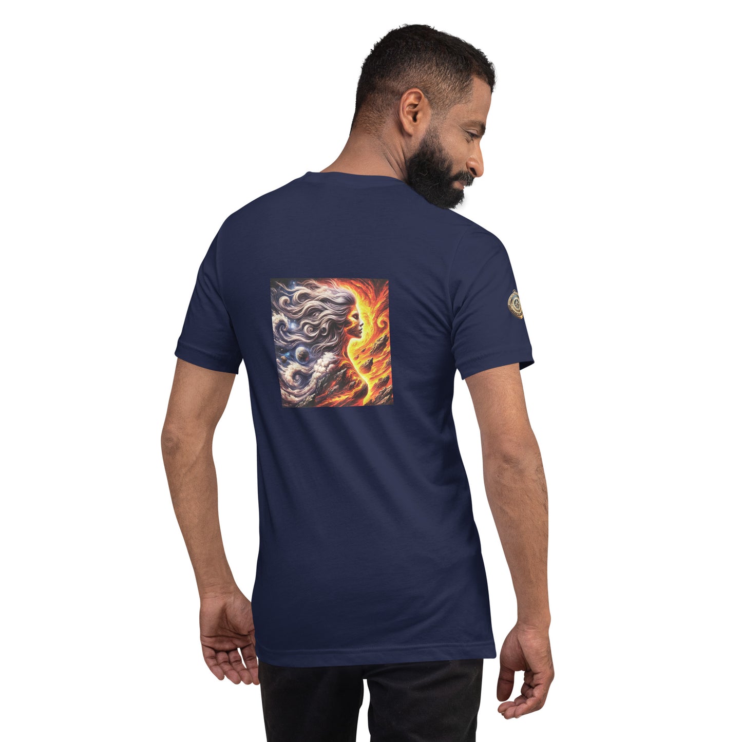 "Cosmic Firestorm - Elemental Goddess T-Shirt"