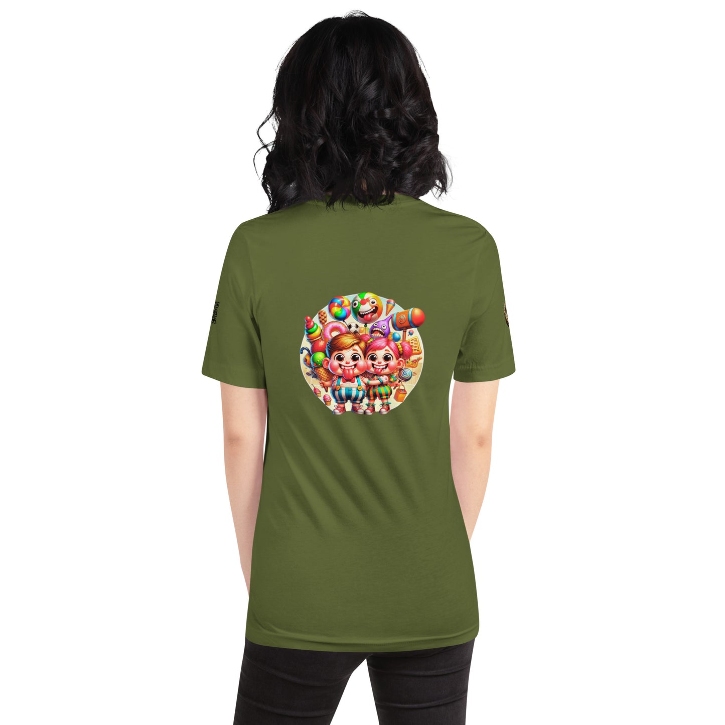 "Candy Chaos - Fun Cartoon Duo Limited Edition T-Shirt"