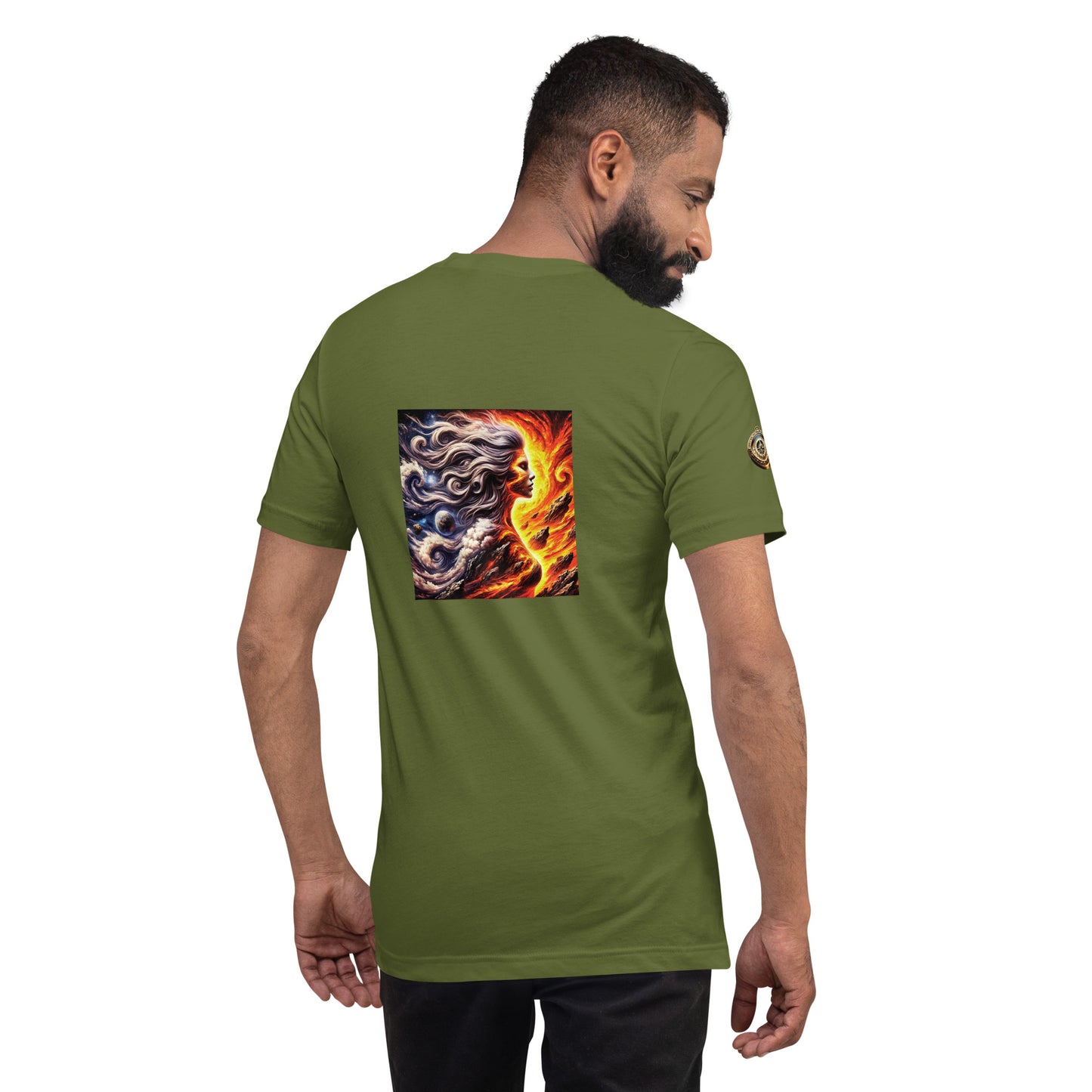 "Cosmic Firestorm - Elemental Goddess T-Shirt"