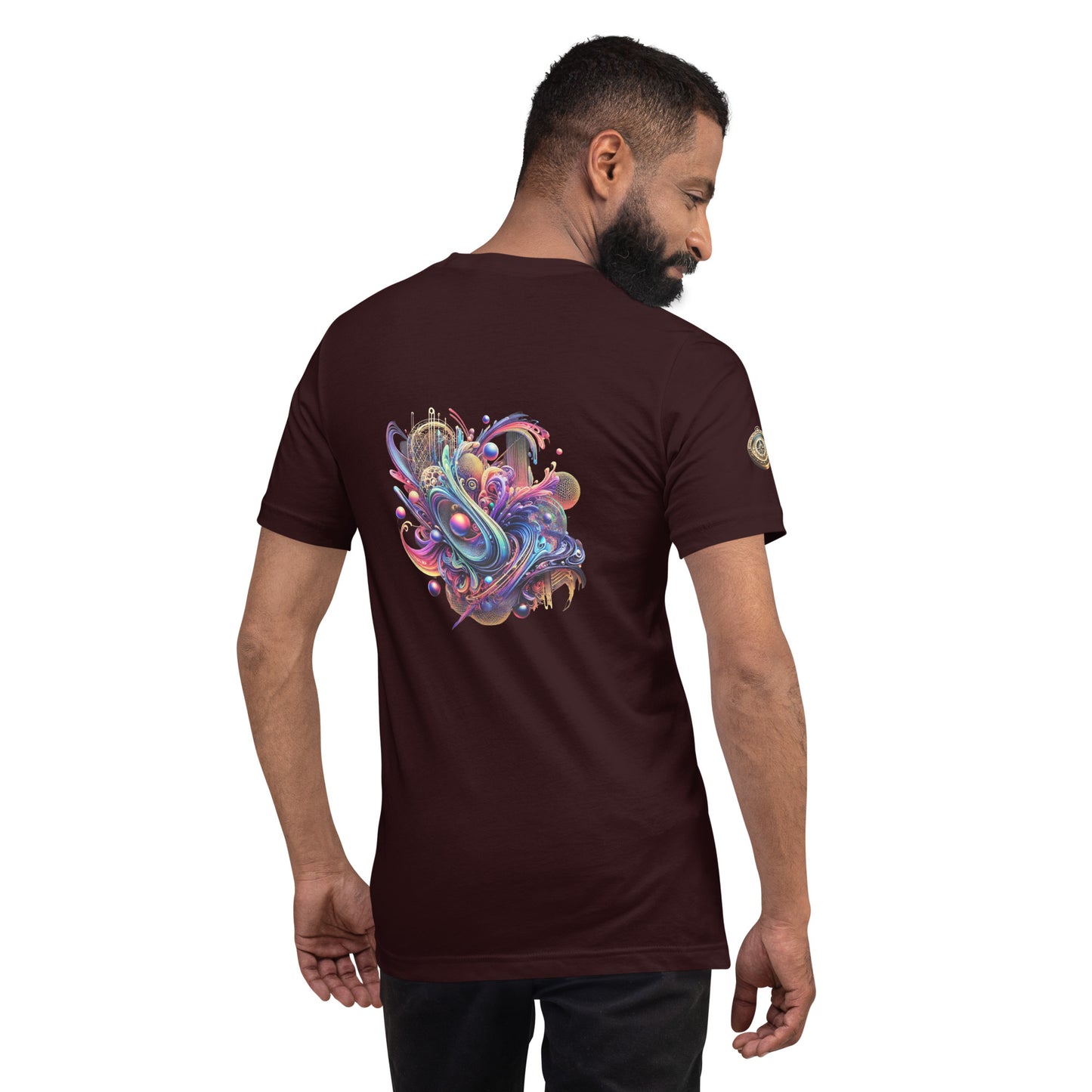 "Abstract Harmony - Flowing Geometric Art Limited Edition T-Shirt"