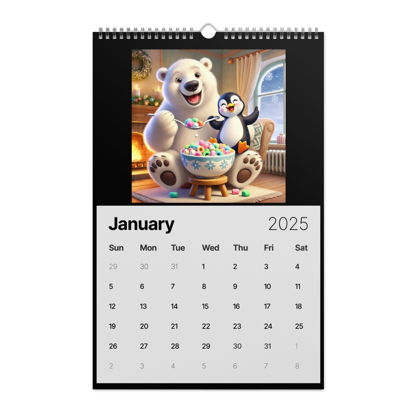 "Whimsical Breakfast Friends: A 2025 Calendar' AIC Exclusive"