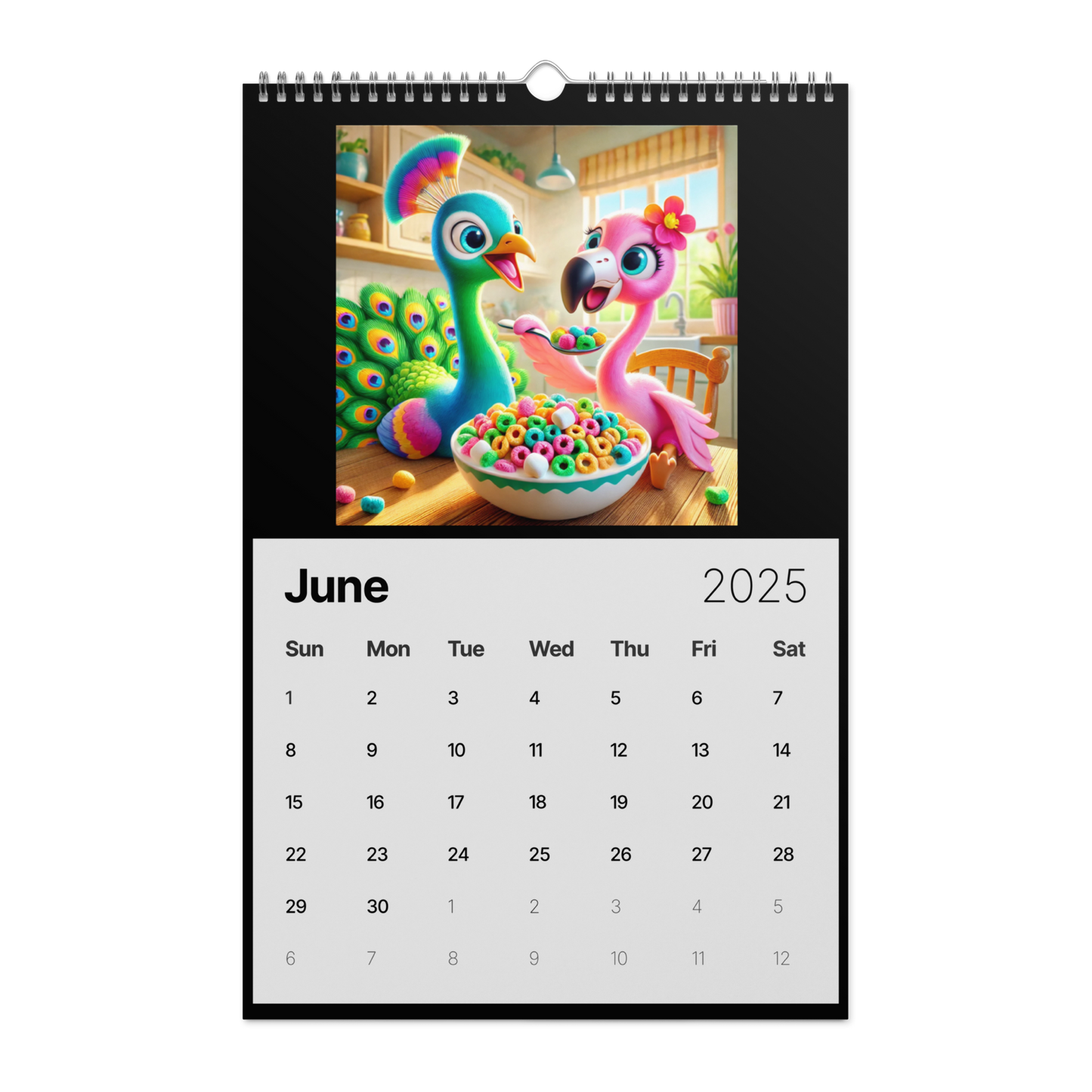 "Whimsical Breakfast Friends: A 2025 Calendar' AIC Exclusive"