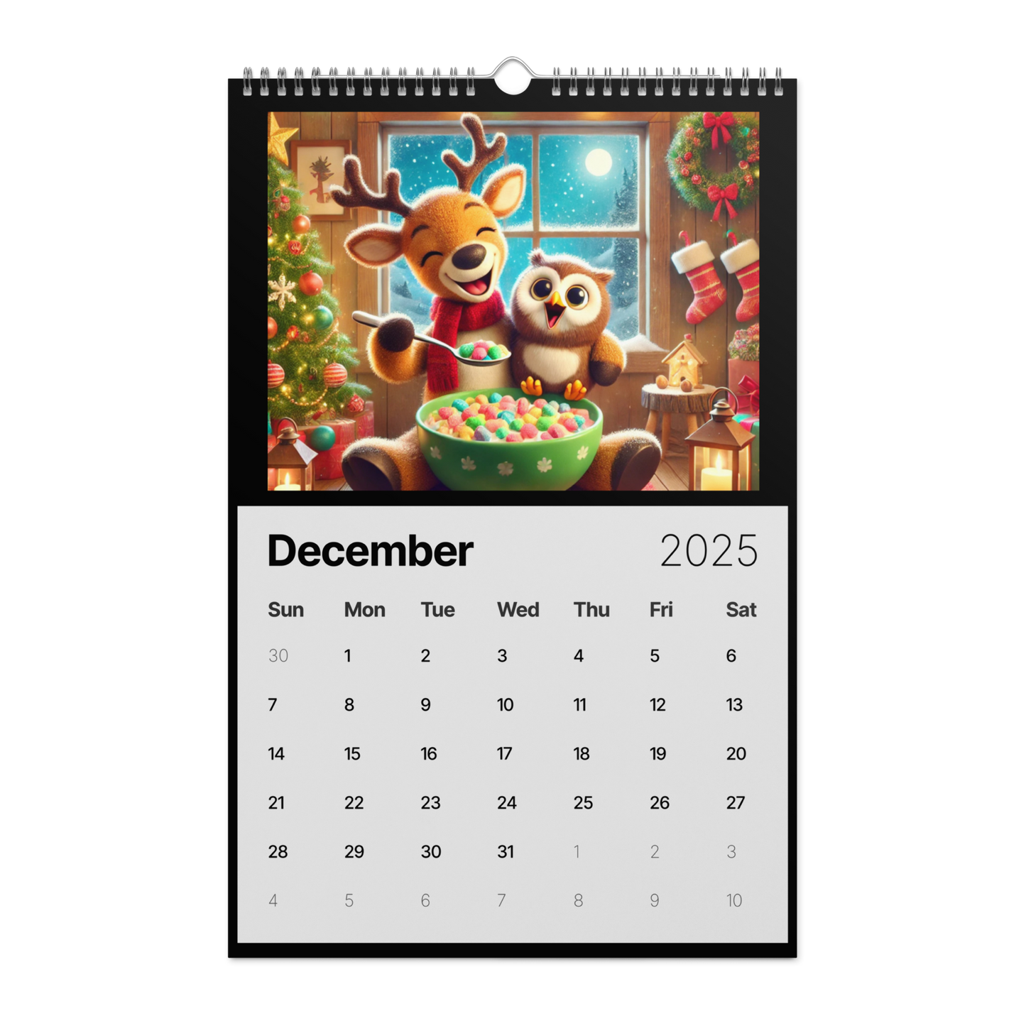 "Whimsical Breakfast Friends: A 2025 Calendar' AIC Exclusive"